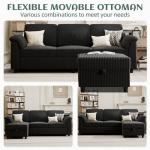 Vongrasig L-Shaped Convertible Sectional Sofa