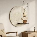 Beige and Brown 3D Textured Wall Art Decor