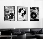Retro Music Poster Set for Home or Studio