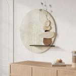 Beige and Brown 3D Textured Wall Art Decor