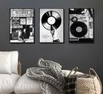 Retro Music Poster Set for Home or Studio
