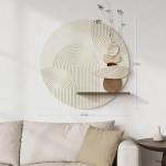 Beige and Brown 3D Textured Wall Art Decor