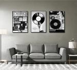 Retro Music Poster Set for Home or Studio