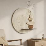 Beige and Brown 3D Textured Wall Art Decor