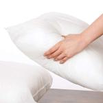 Set of 4 Hypoallergenic Square Pillow Inserts