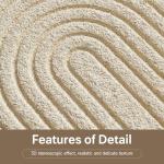 Beige and Brown 3D Textured Wall Art Decor