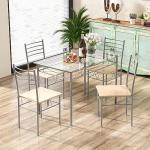 Giantex 5-Piece Kitchen Dining Table and Chair Set