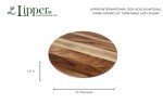 Acacia Wood 20" Turntable Lazy Susan for Dining