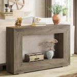 Tribesigns 47-Inch Farmhouse Console Table with Storage