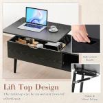 OLIXIS Lift Top Coffee Table with Hidden Storage