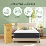Cooling Hybrid Queen Mattress for Back Pain Relief