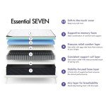 Starry Eucalyptus Double Size Bonnell Spring Mattress