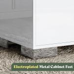 3-Piece White Bedroom Set with Nightstands and Dresser