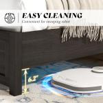 Farmhouse King Size Bed Frame with Fluted Headboard