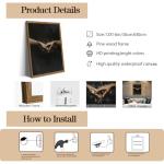 Moody Gothic Holding Hands Canvas Wall Art