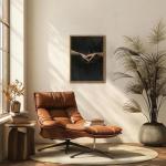 Moody Gothic Holding Hands Canvas Wall Art