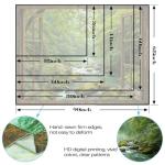 Green Forest Wall Tapestry for Bedroom Decor