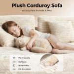 Beige Cloud Modular Sectional Couch with Chaise