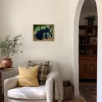 Vintage Art Mural of Victorian Dance Debutante