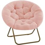 DUMOS Comfy Faux Fur Saucer Lounge Chair
