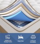 10 Inch Grey Memory Foam Hybrid Queen Mattress