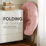 DUMOS Comfy Faux Fur Saucer Lounge Chair