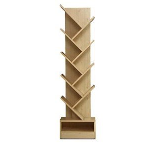9-Tier Corner Bookshelf - Stylish Display Rack