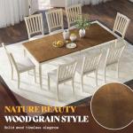 9-Piece Rustic Farmhouse Dining Table Set