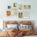 Set of 9 Vintage Eclectic Wall Art Prints