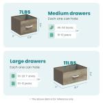 5-Drawer Fabric Dresser for Bedroom and Closet