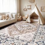 Vintage Boho 5x7 Washable Area Rug