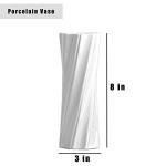 Artistic 8" Ceramic Flower Vase for Any Room