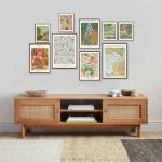 Set of 9 Vintage Eclectic Wall Art Prints