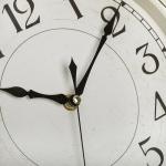 Peohud Vintage 12-Inch Non-Ticking Wall Clock