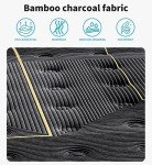 Queen Spring Mattress with Bamboo Charcoal and Euro Top