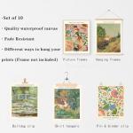 Set of 9 Vintage Eclectic Wall Art Prints