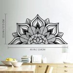 Large Metal Lotus Flower Wall Art Decor