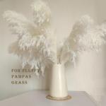 Beige Ceramic Vase for Home Decor and Centerpieces