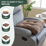 Tufted Corduroy Seat Cushion for Comfort
