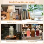 Mini Clear Glass Bud Vases for Flowers