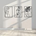 Black Minimalist Wall Art Set of 4