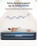 Queen Size Inflatable Bed with Built-in Pump