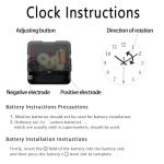 Black Minimalist 12" Abstract Wall Clock