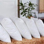 Set of 5 White Cushion Fillers - 16" x 16