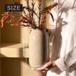 Rustic Green Ceramic Vase for Home Decor