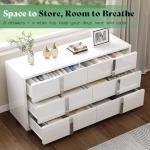 Modern 5-Piece King Bedroom Set in Cream White