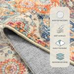 Lahome Non-Slip Moroccan Trellis 2x3 Washable Rug