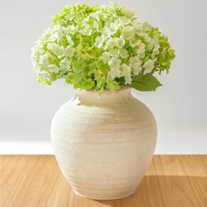 Rustic Ceramic Flower Vase for Home Decor