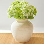 Rustic Ceramic Flower Vase for Home Decor