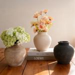 Rustic Ceramic Flower Vase for Home Decor